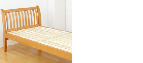 フレームにも上質な眠りを　ベッドフレーム